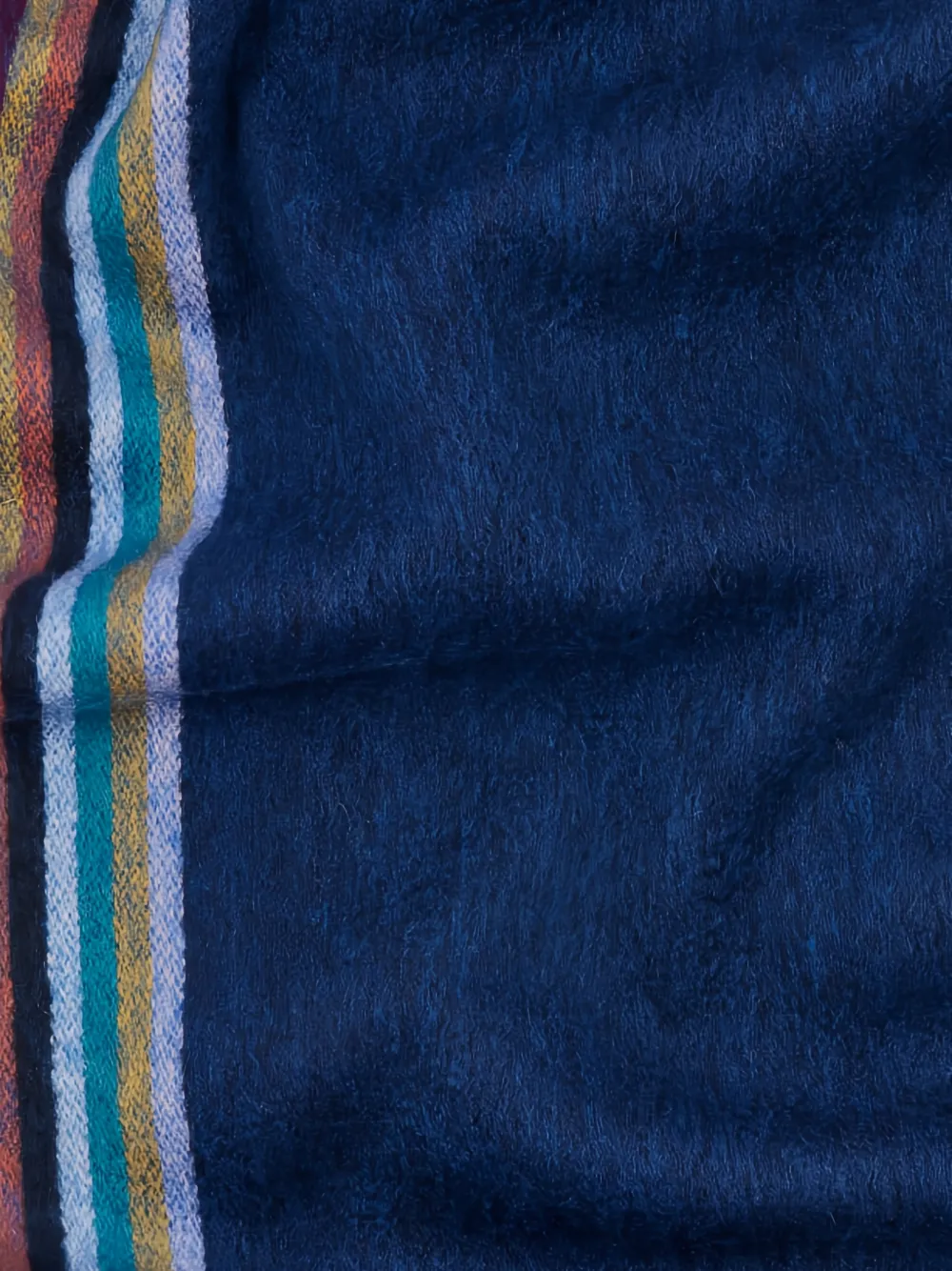 Paul Smith Kenmerkend gestreepte geweven sjaal Blauw