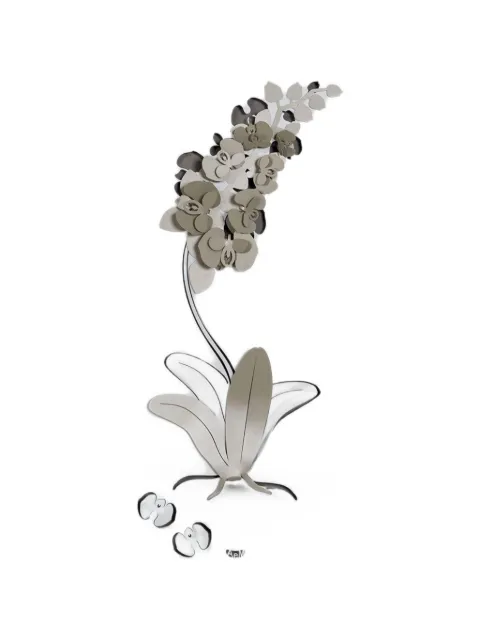 Arti & Mestieri orchid-motif cutout wall art