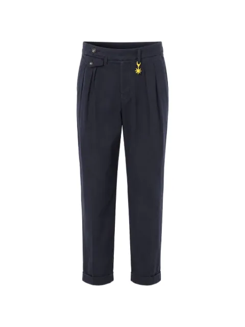 Manuel Ritz pleated turn-up trousers