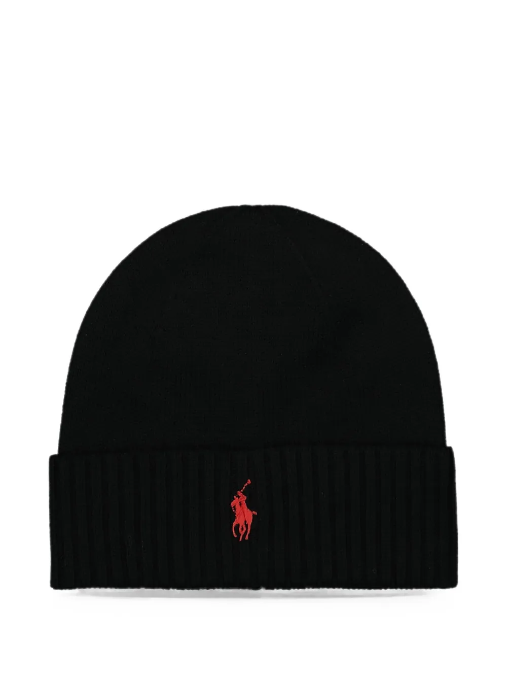 Polo Ralph Lauren Pony embroidered beanie hat - Nero