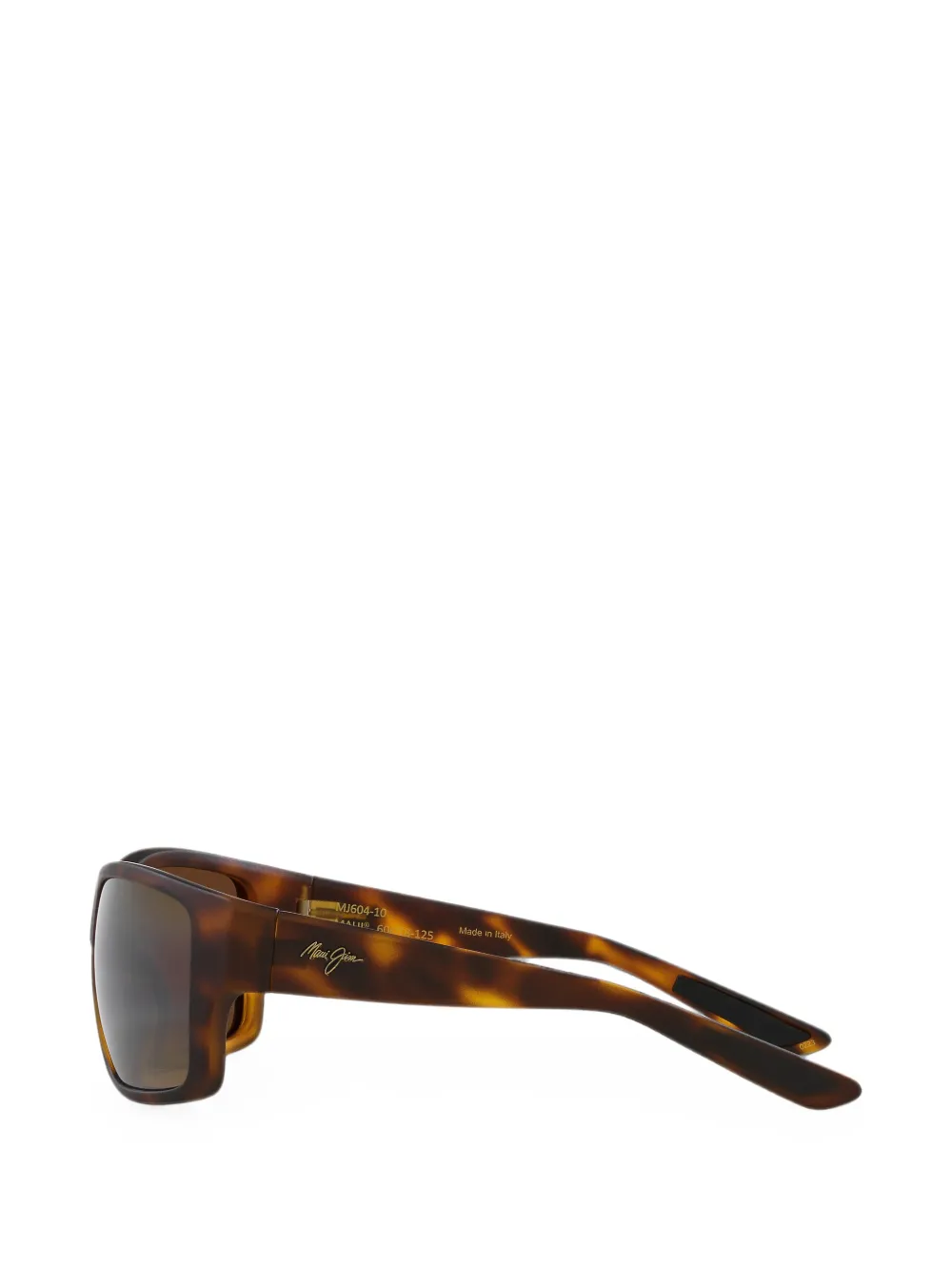 Maui Jim Mangroves zonnebril met rechthoekig montuur Bruin