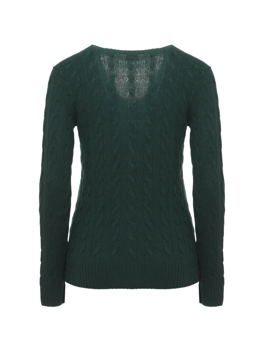 Polo Ralph Lauren Kabelgebreide trui met V-hals Groen