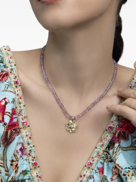 Irene Neuwirth Candy Rose of France amethyst beaded necklace