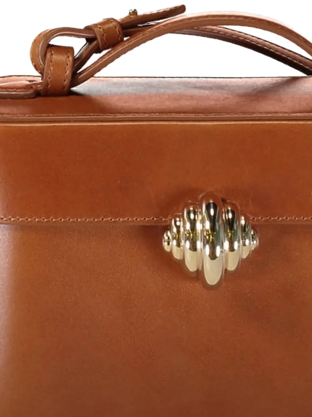 Aquazzura Belgravia Vanity Crossbody Bag in Brown, view 2