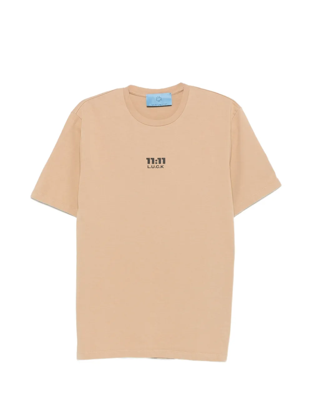 11 11 L.U.C.K. logo-print T-shirt
