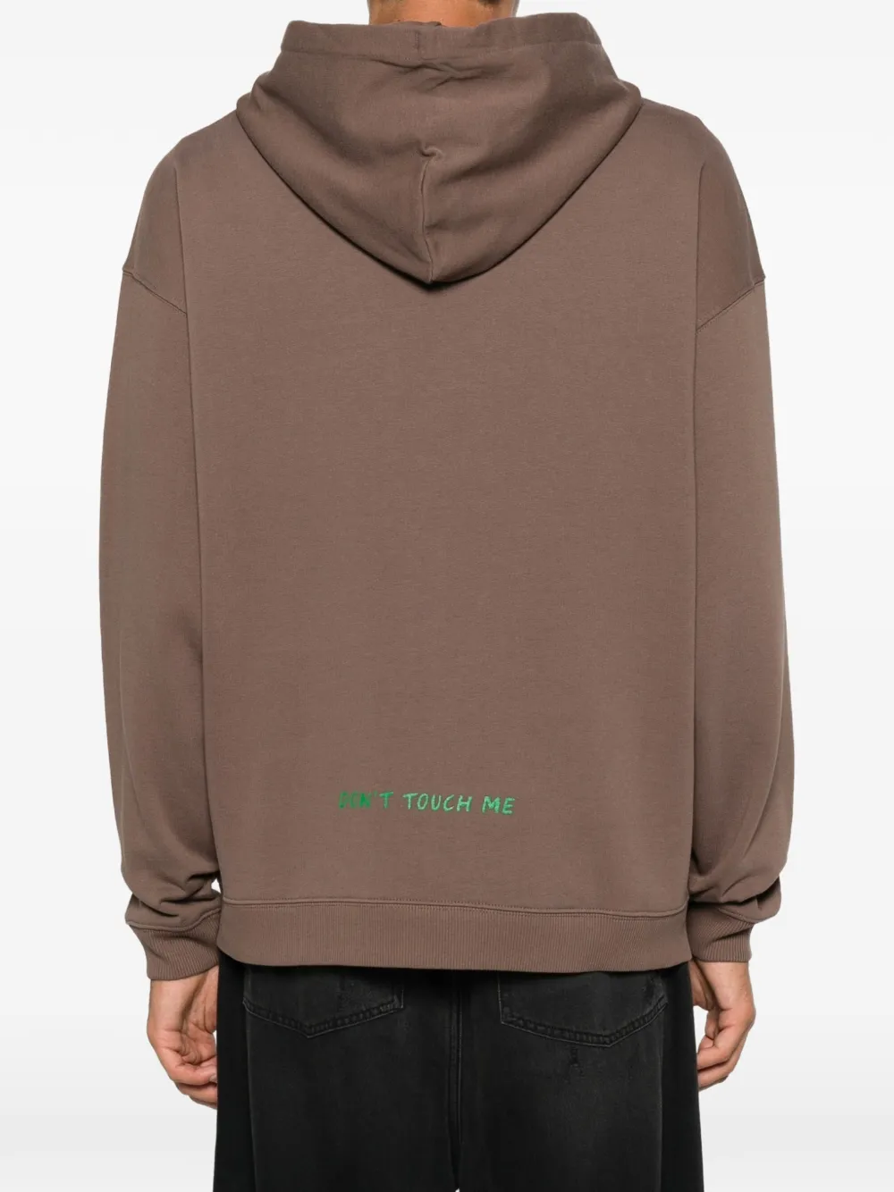 11 L.U.C.K. Hoodie met geborduurd logo Bruin