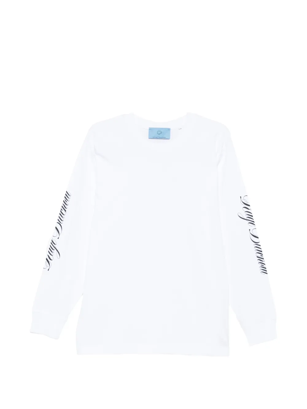 11 11 L.U.C.K. logo-print long-sleeve sweatshirt