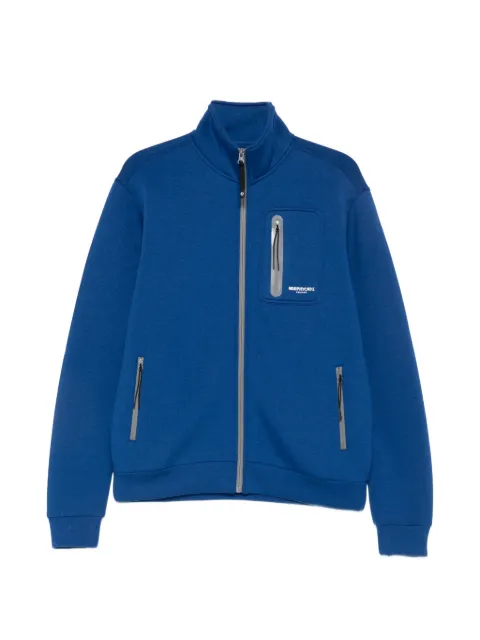 Murphy&Nye Shore zip-up logo-print sweatshirt