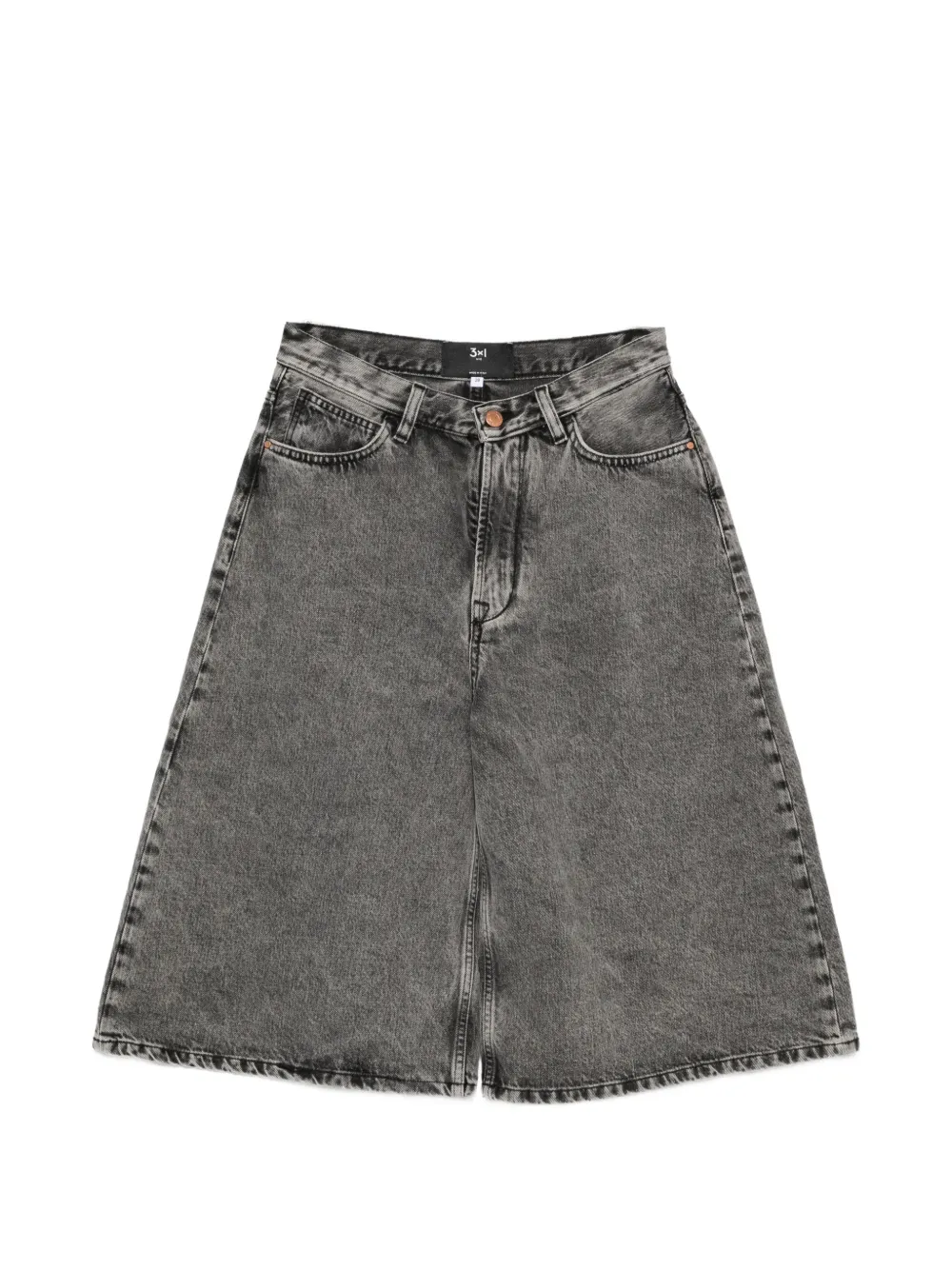 3x1 denim Bermuda shorts