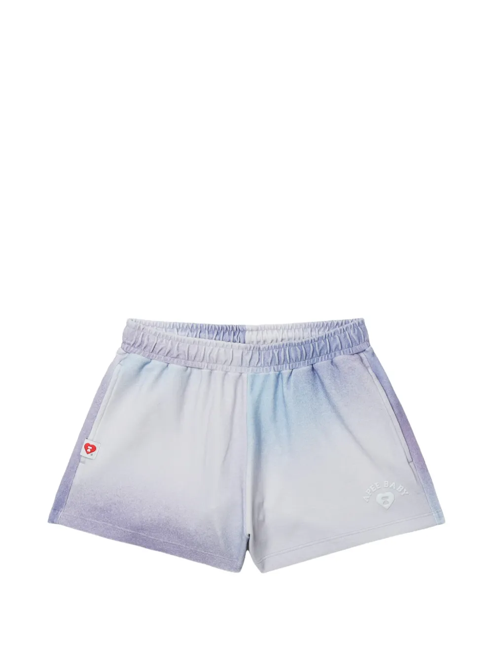 APEE™ by *A BATHING APE® gradient-effect logo-print shorts