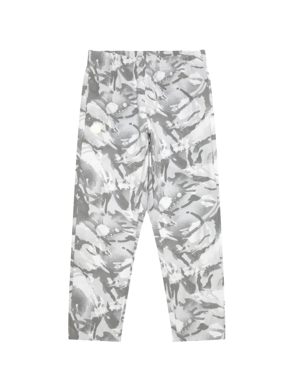 AAPE BY *A BATHING APE® camouflage-print logo-patch trousers - Bianco