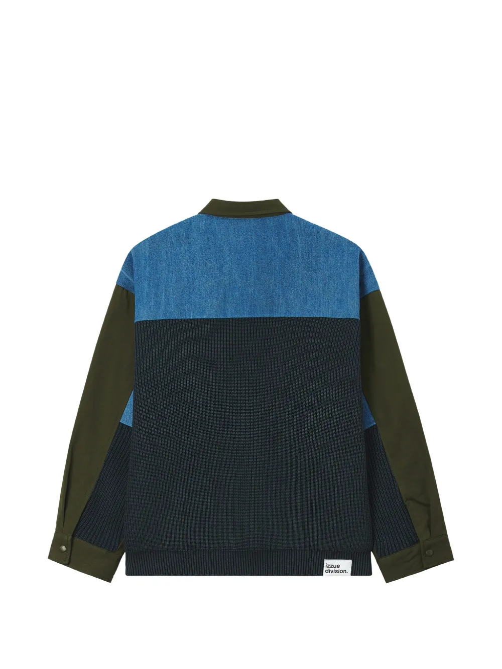 izzue Jack met denim zak en vlakken Groen