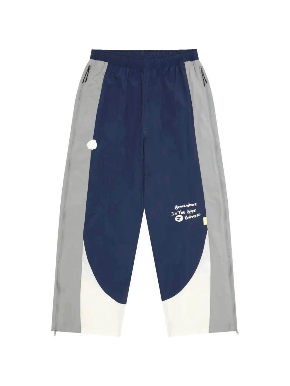 AAPE BY *A BATHING APE® Aapeunvs colour-block track pants - Blu