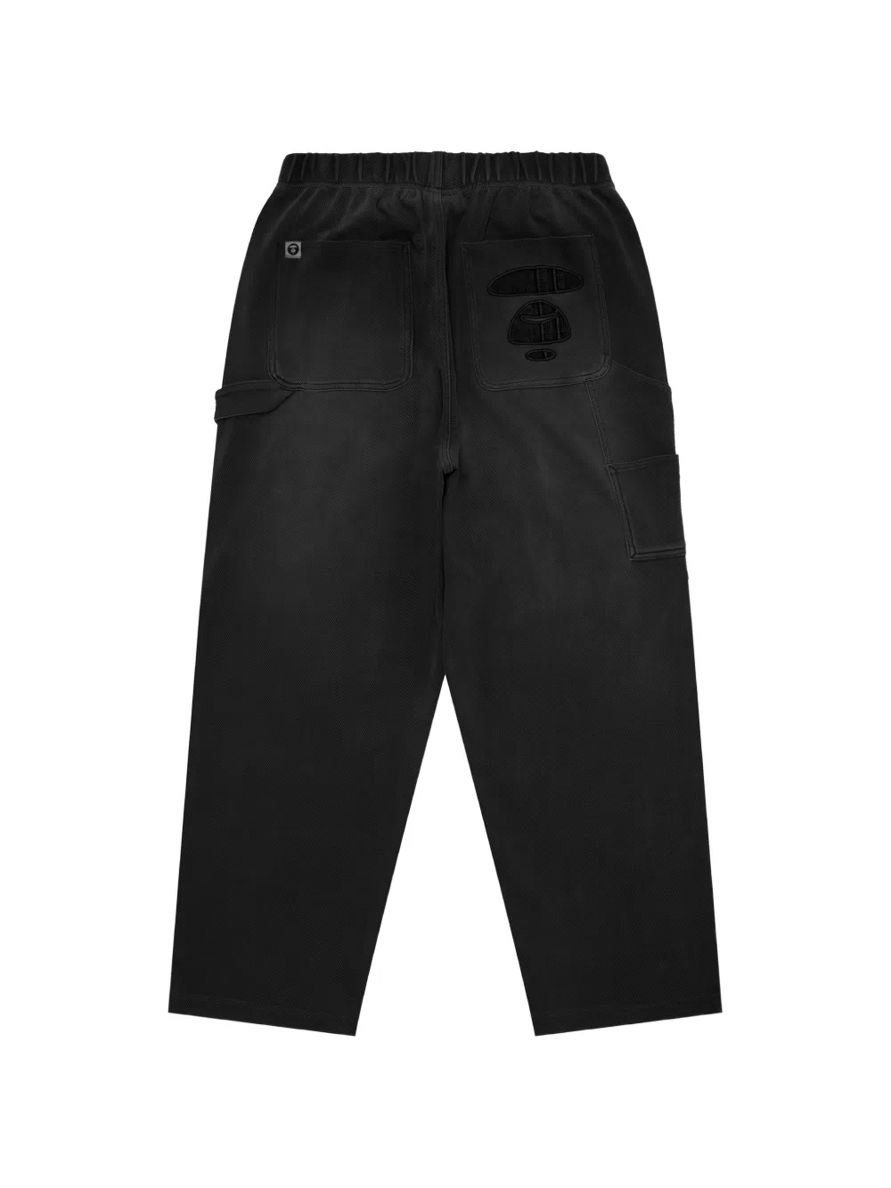 AAPE BY *A BATHING APE Moonface broek met vlakken en logoprint Zwart