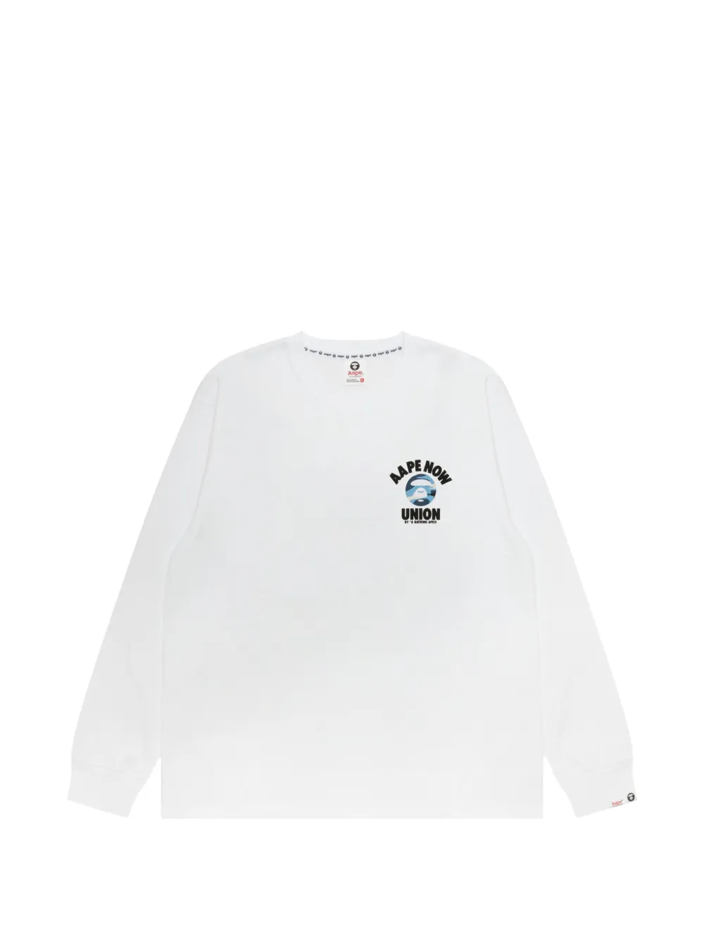 AAPE BY *A BATHING APE® logo-print long-sleeve T-shirt