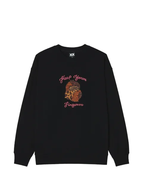 FINGERCROXX sudadera con estampado gráfico