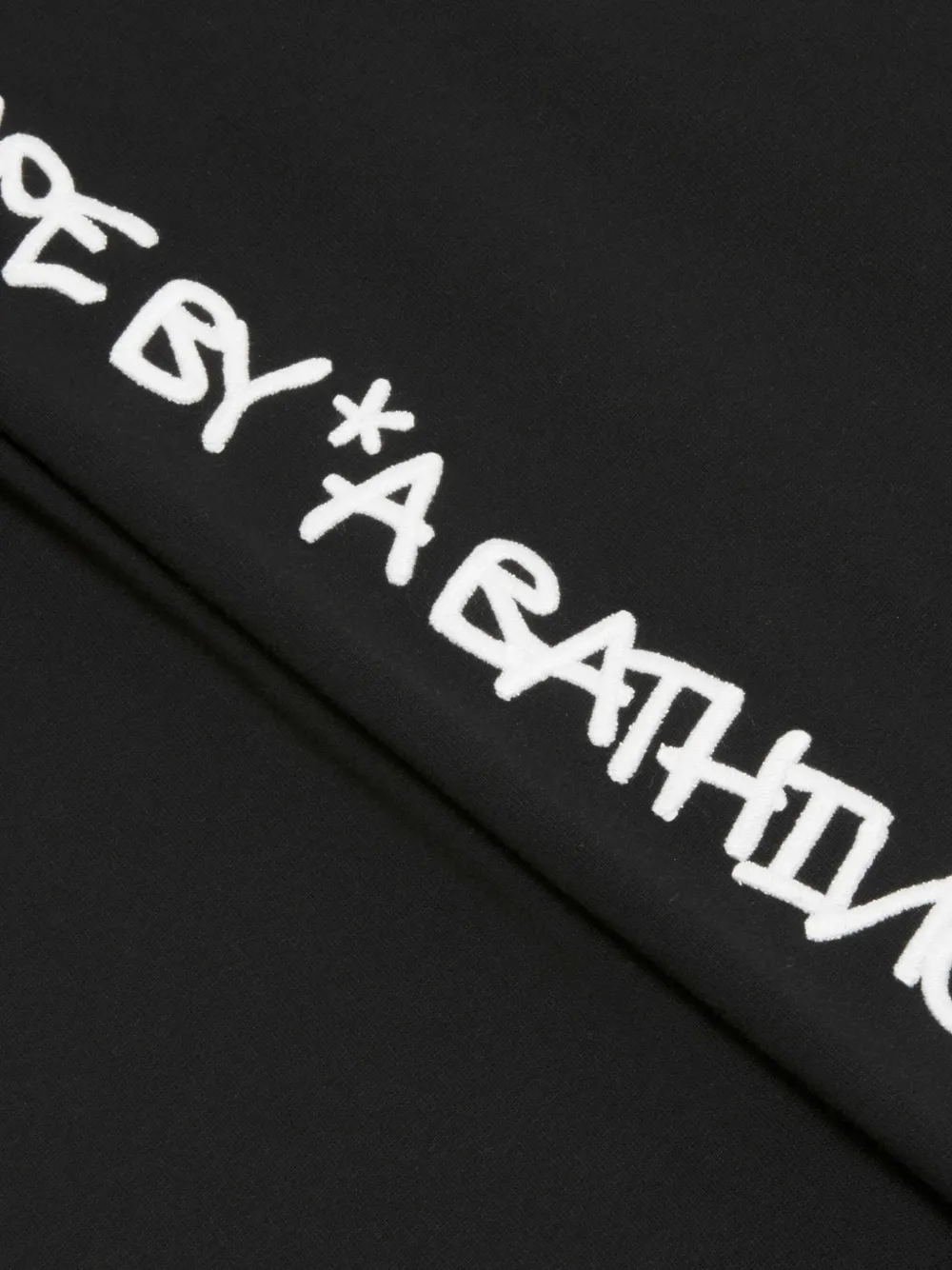 AAPE BY *A BATHING APE Trainingsbroek met logoprint Zwart