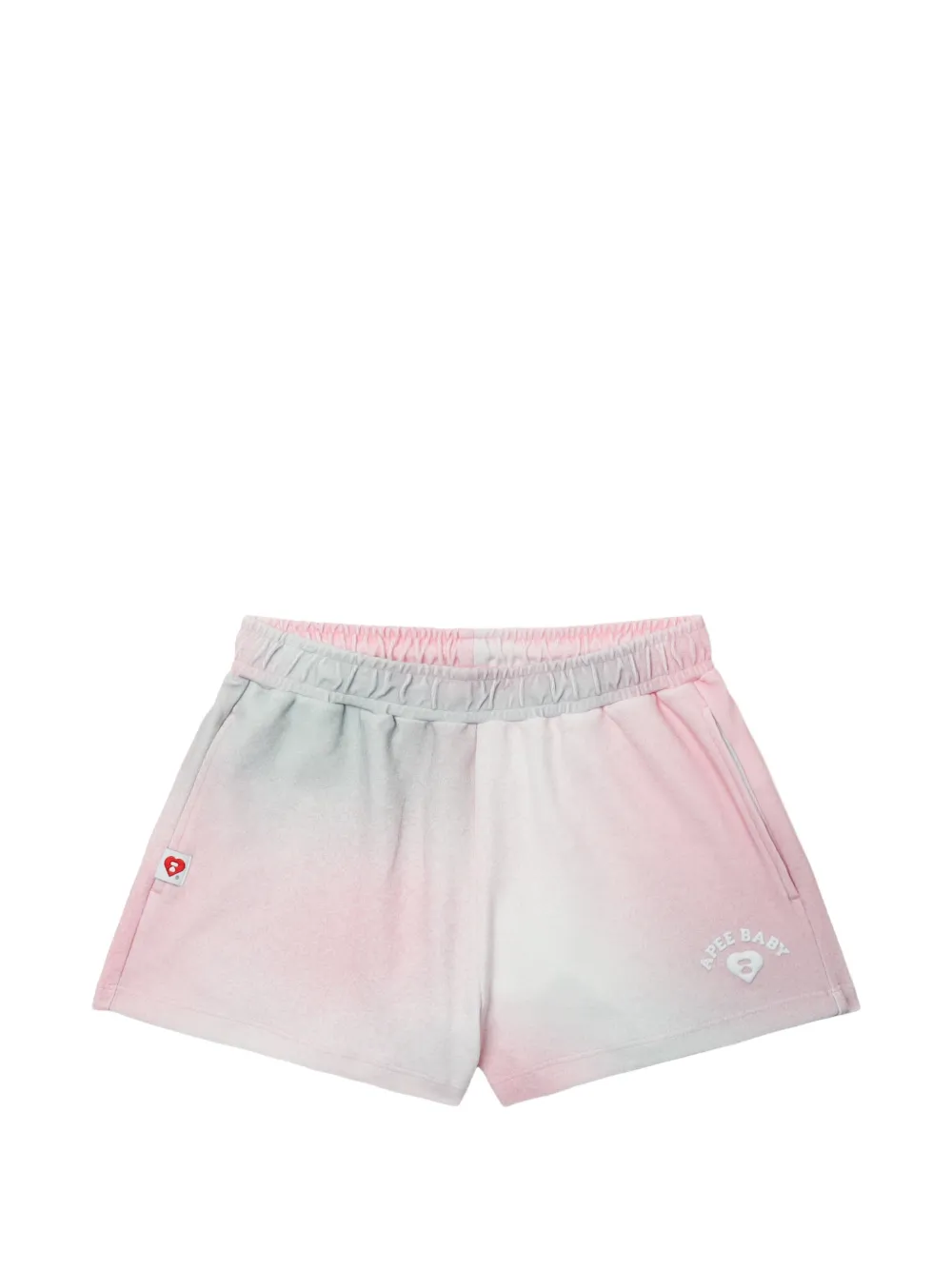 APEE™ by *A BATHING APE® gradient-effect logo-print shorts
