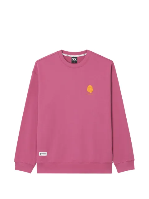 FINGERCROXX logo-patch cotton sweatshirt