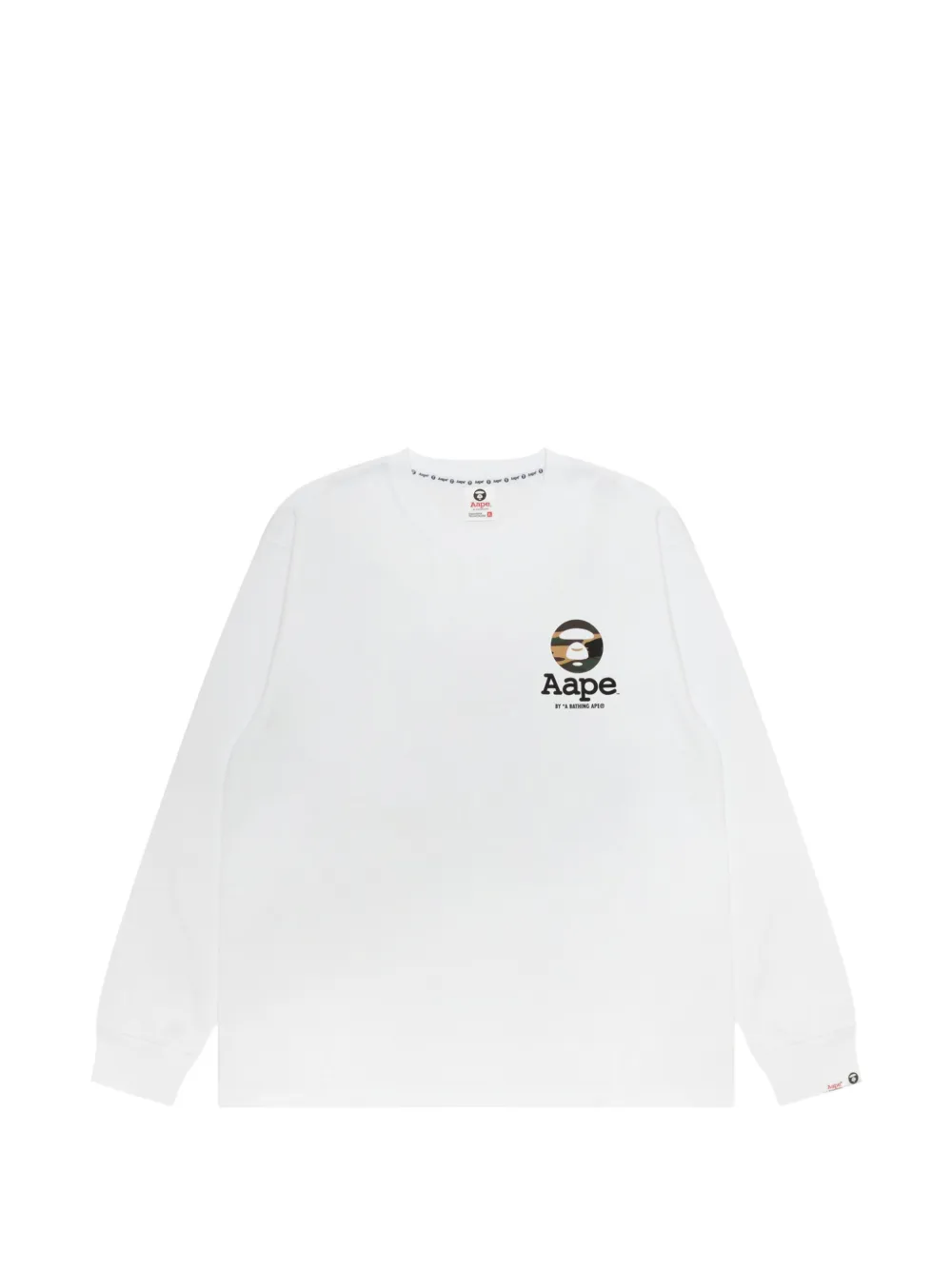 AAPE BY *A BATHING APE® camouflage-print logo-print T-shirt