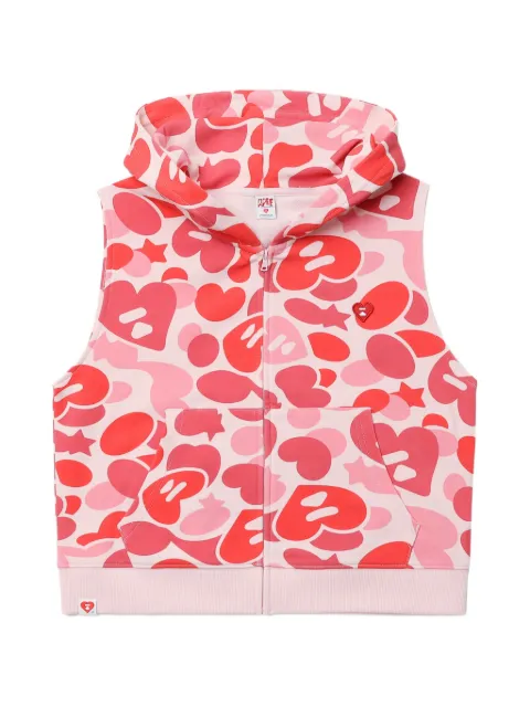 APEE™ by *A BATHING APE® chaleco con parche de corazón
