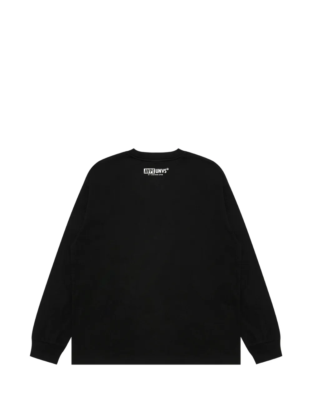 AAPE BY *A BATHING APE Sweater met camouflage-detail en logo-print Zwart
