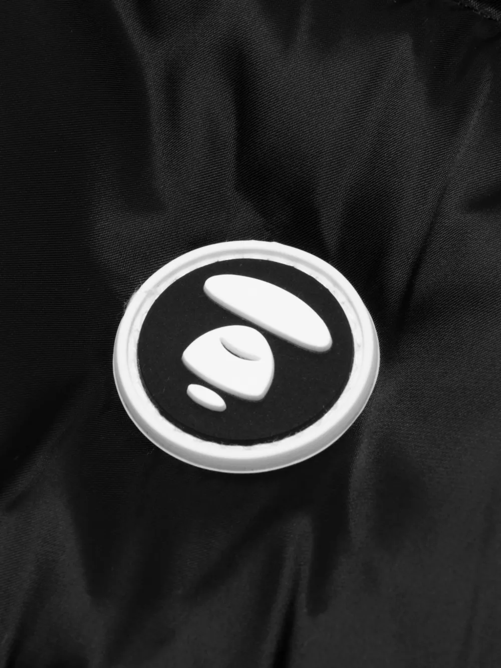 AAPE BY *A BATHING APE Gewatteerd jack met capuchon Zwart