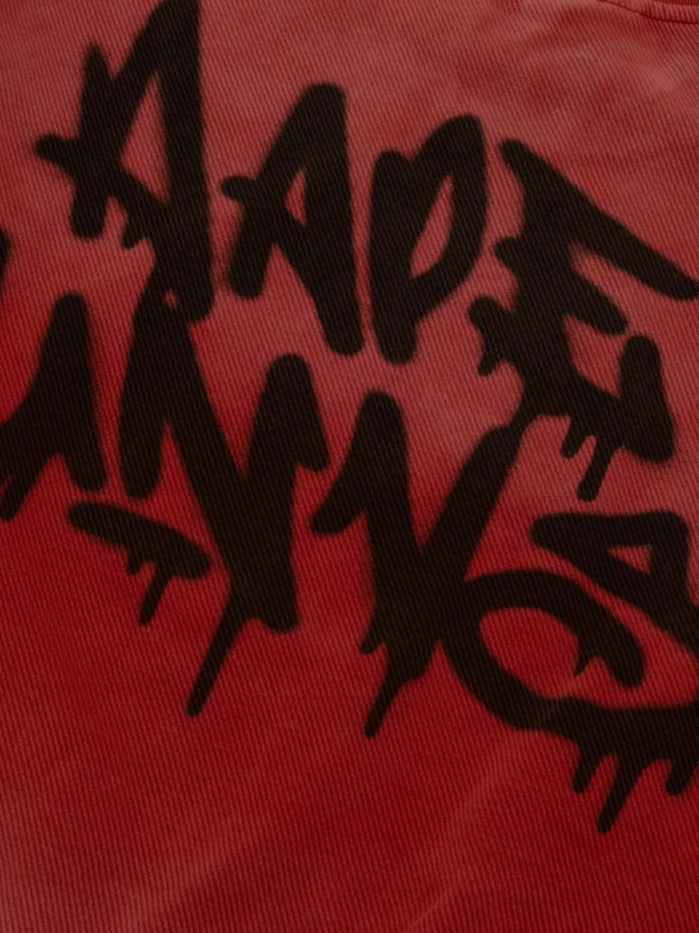 AAPE BY *A BATHING APE Sweater met graffiti-print Rood