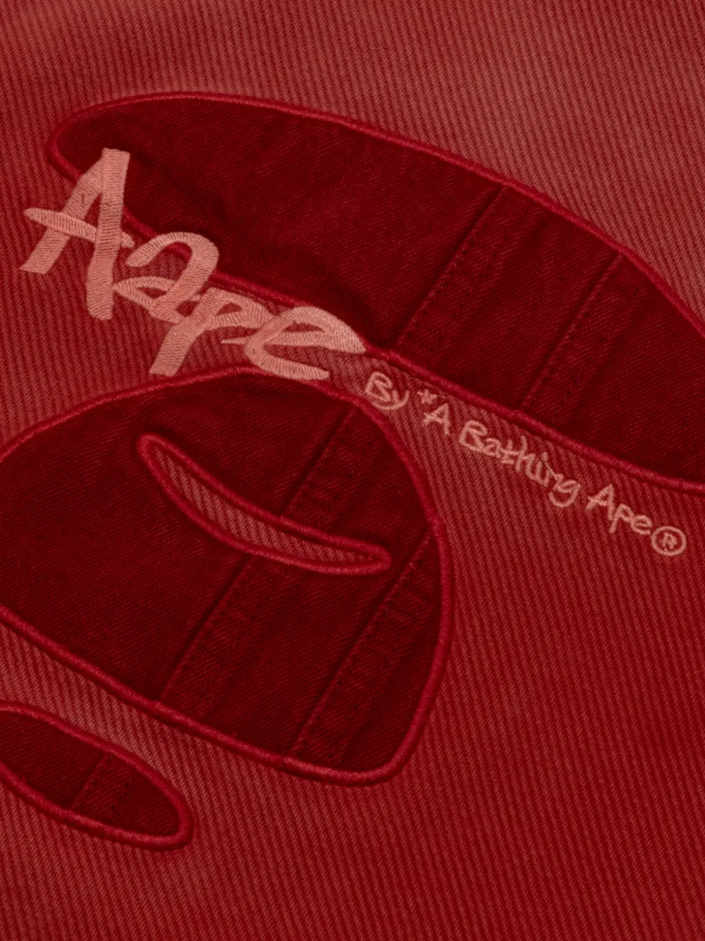 AAPE BY *A BATHING APE Sweater met graffiti-print Rood