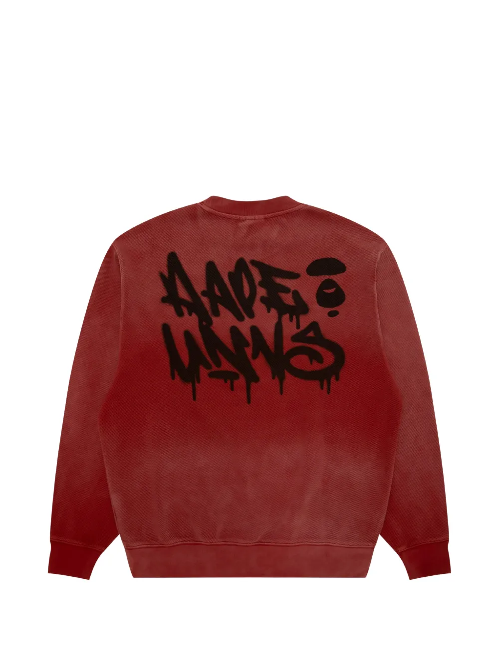 AAPE BY *A BATHING APE Sweater met graffiti-print Rood