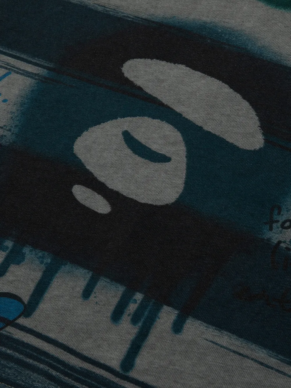 AAPE BY *A BATHING APE graffiti-print T-shirt Grijs