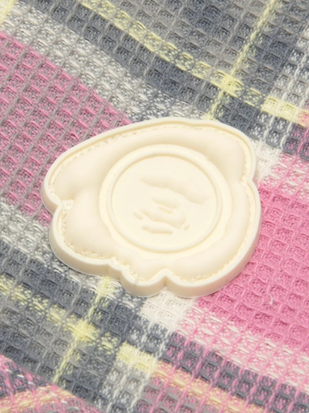 AAPE BY *A BATHING APE Geruit overhemd Roze