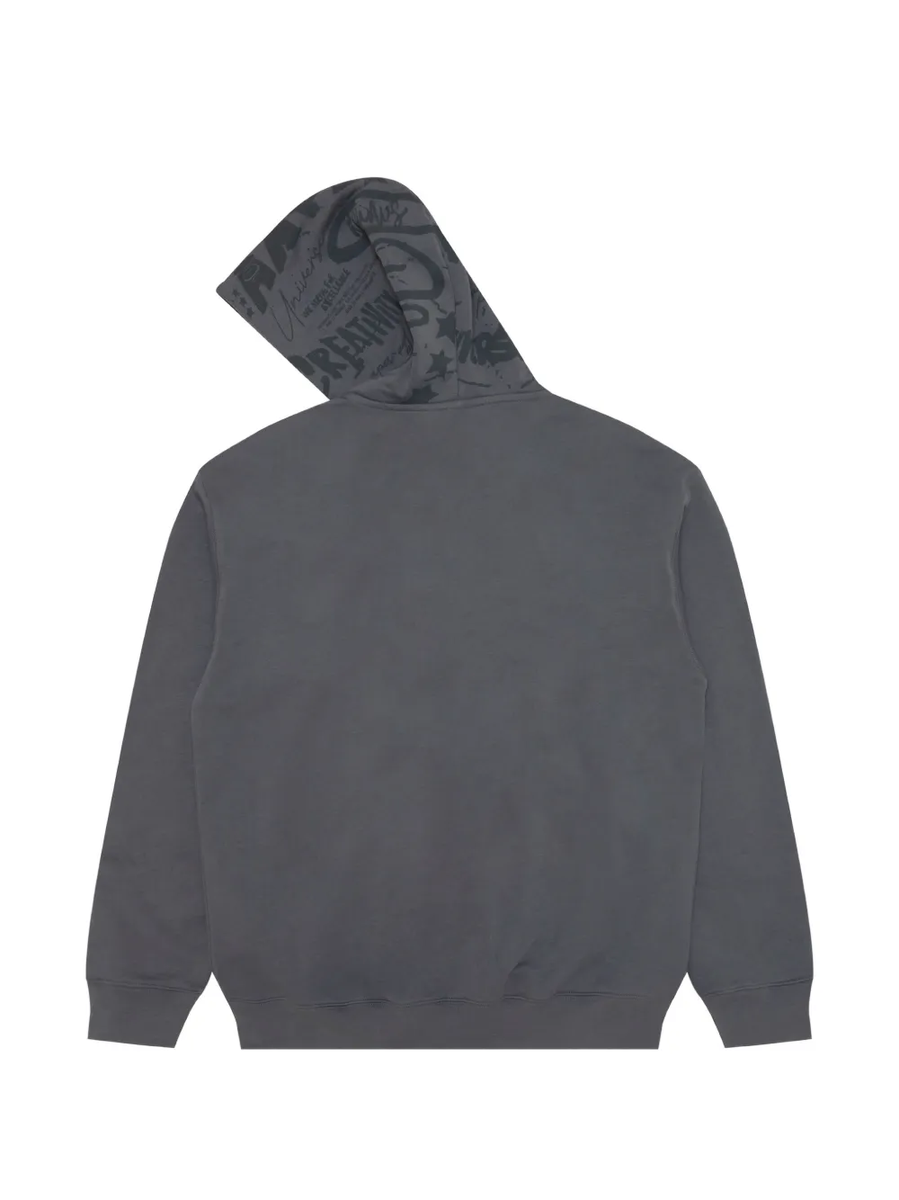 AAPE BY *A BATHING APE Hoodie met logoprint en rits Grijs