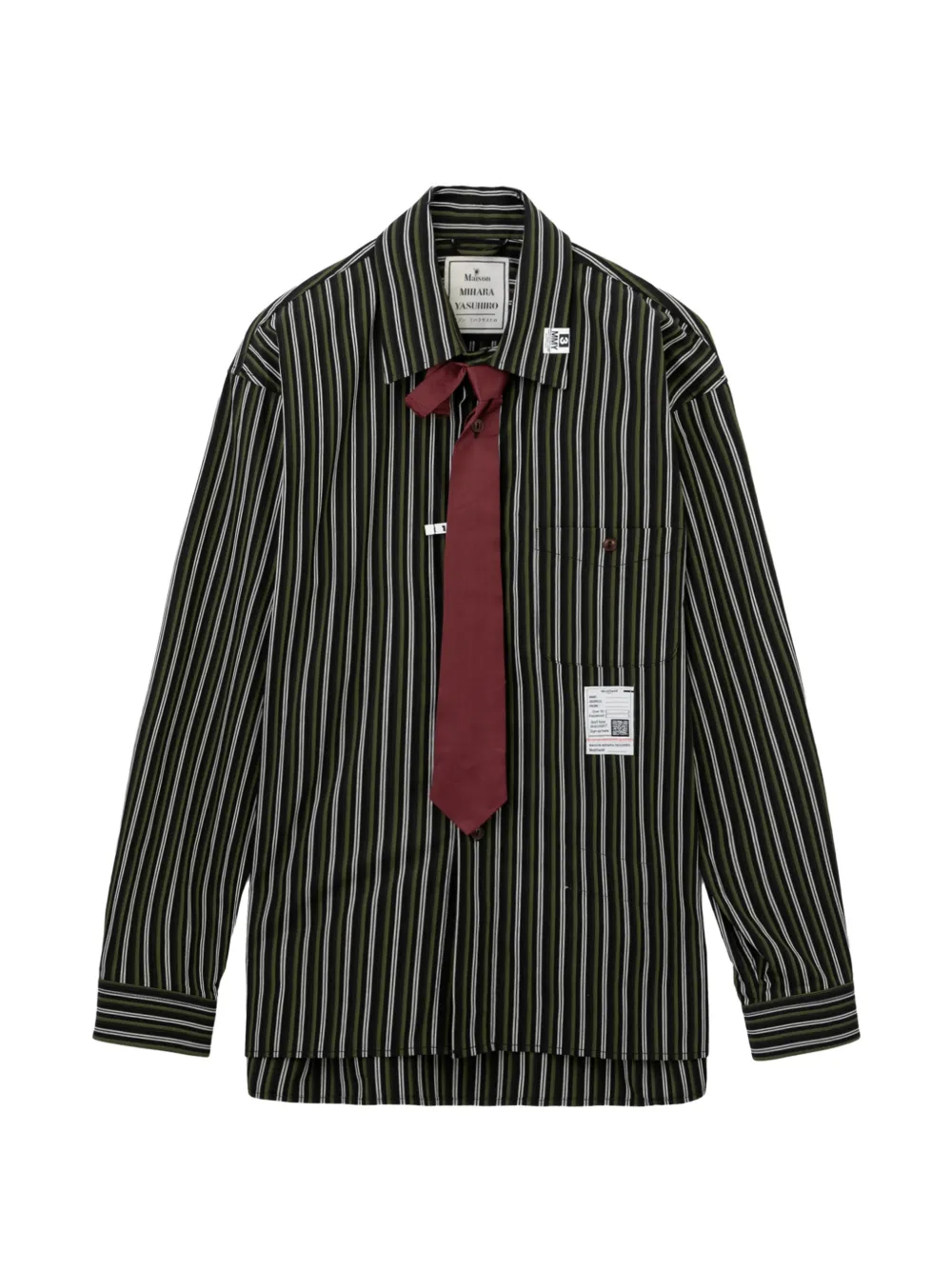 Maison MIHARA YASUHIRO ロングスリーブ シャツ | ブラック | Image 1