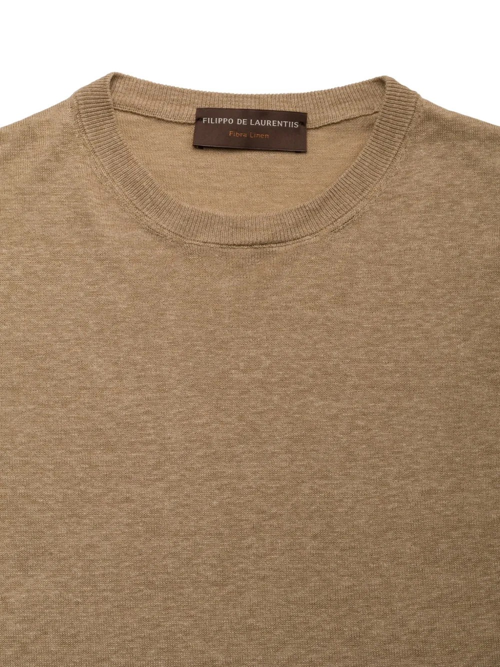 Filippo De Laurentiis short-sleeved crew-neck T-shirt Bruin