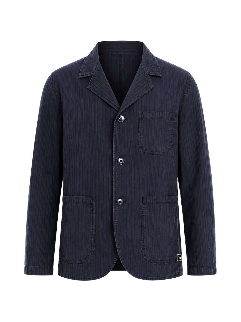 KEELING Kerguelen textured blazer - Blu