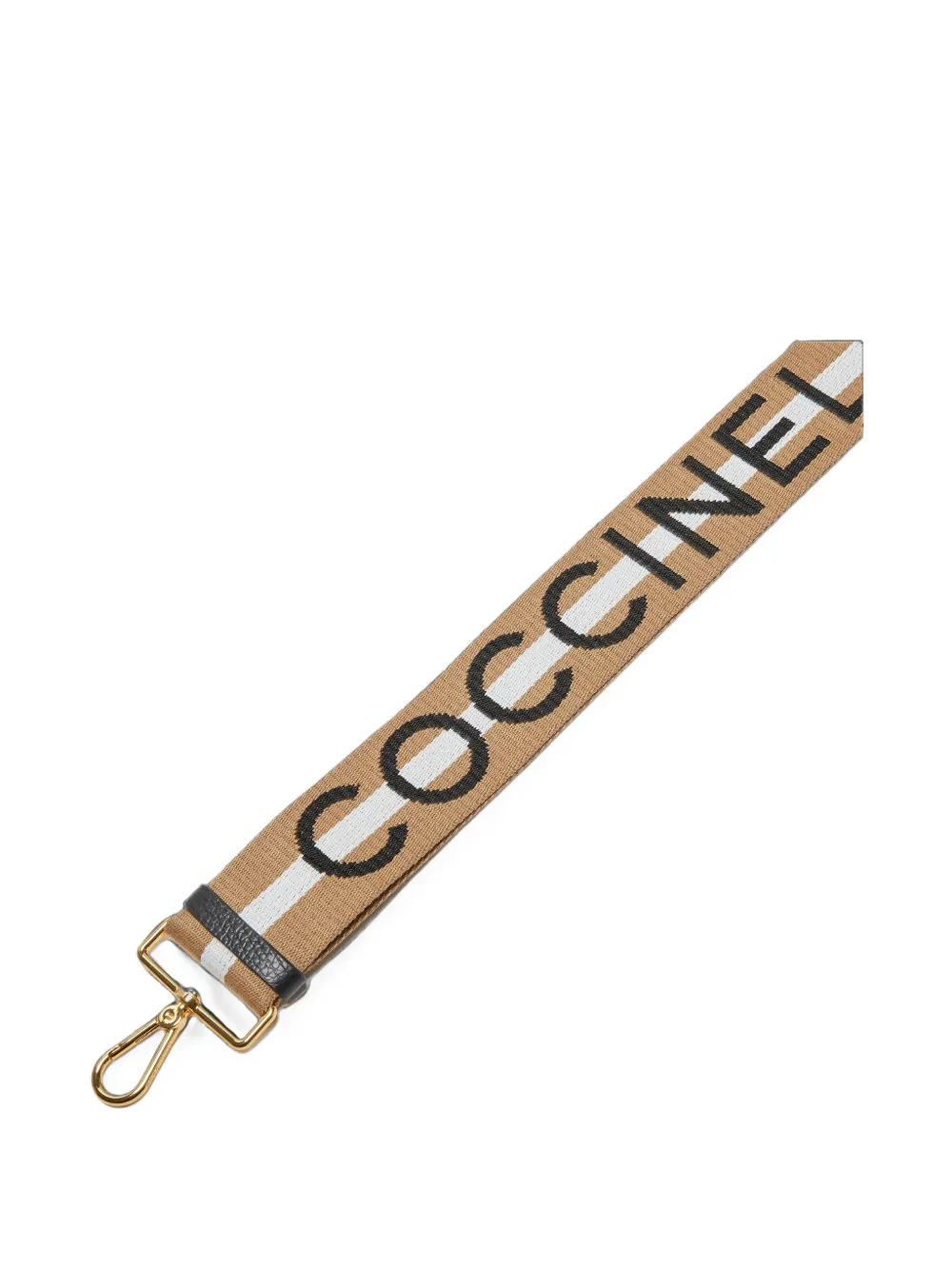 Coccinelle Band met geborduurd logo Beige