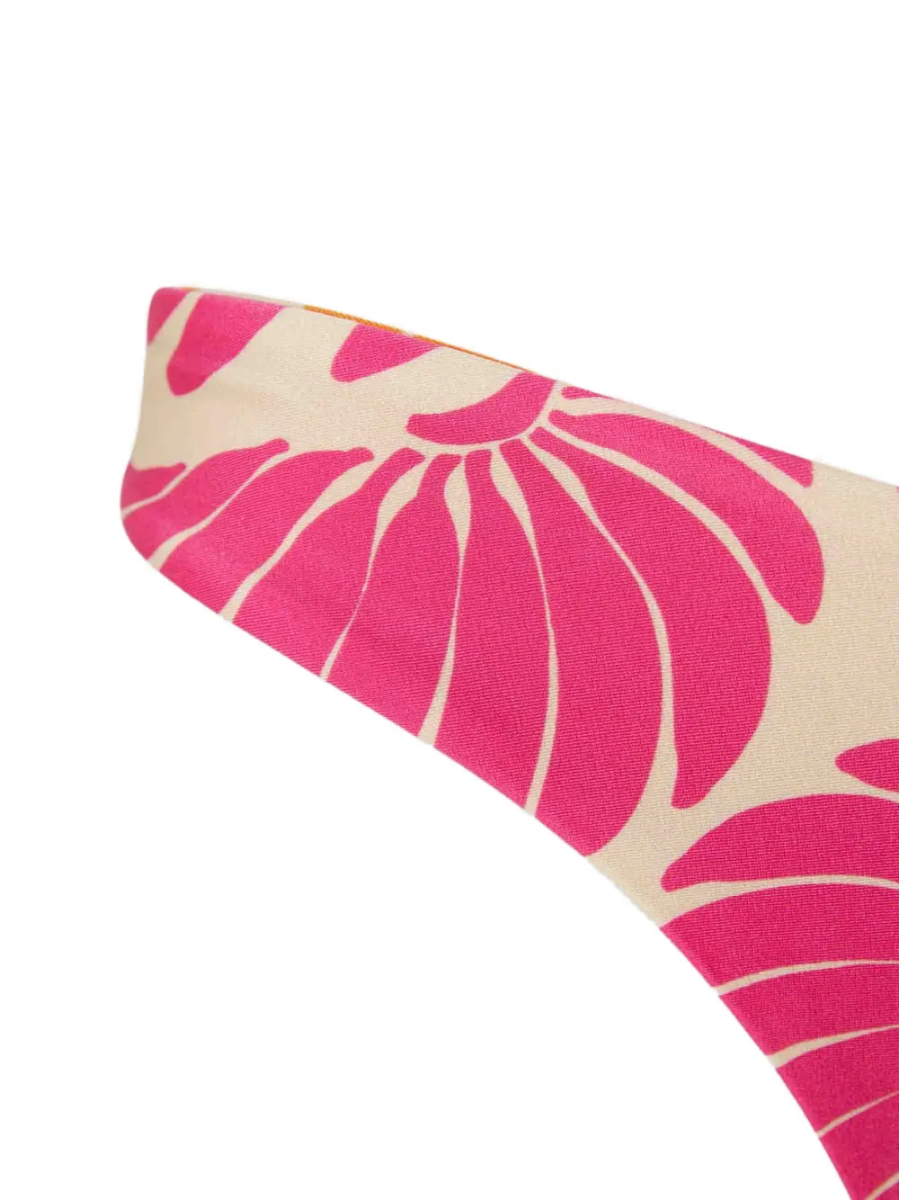 FARM Rio Omkeerbare bikinislip met bananenprint Beige