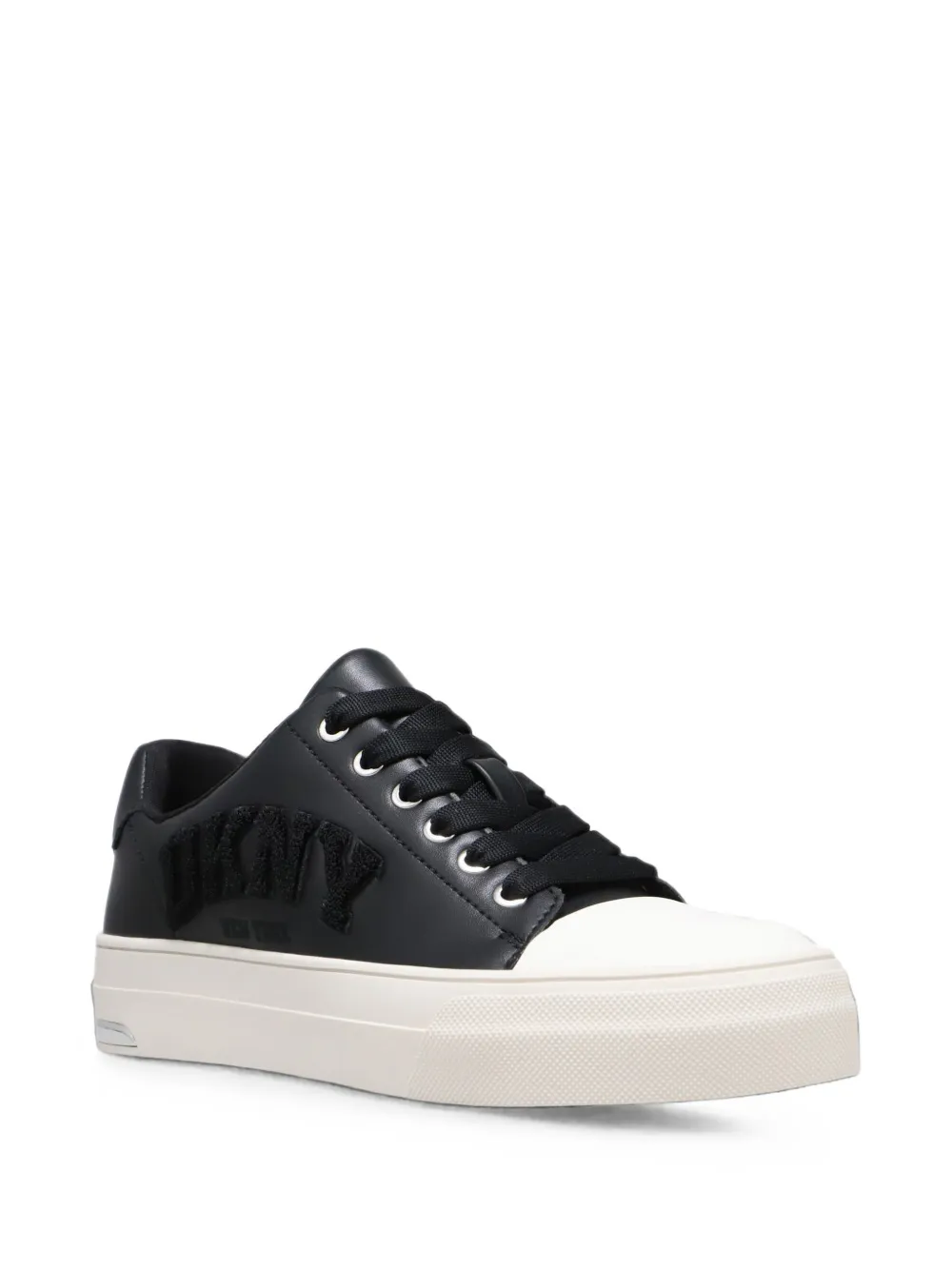 DKNY York logo-embossed sneakers Zwart