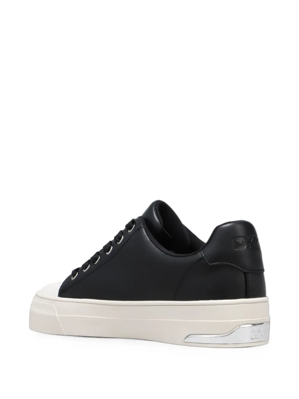 DKNY York logo-embossed sneakers Zwart