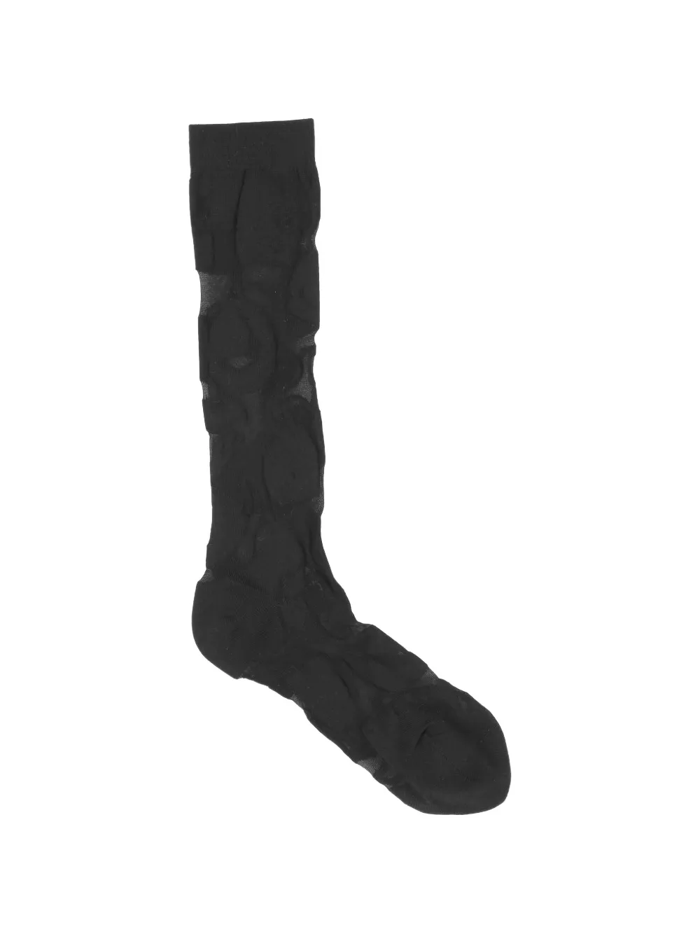 Henrik Vibskov Amulet sheer long socks - Nero