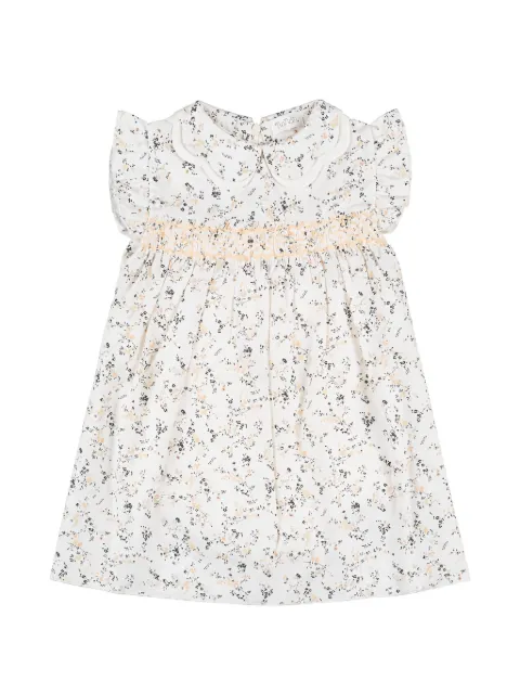 NANAN smock-kjole med blomstertryk