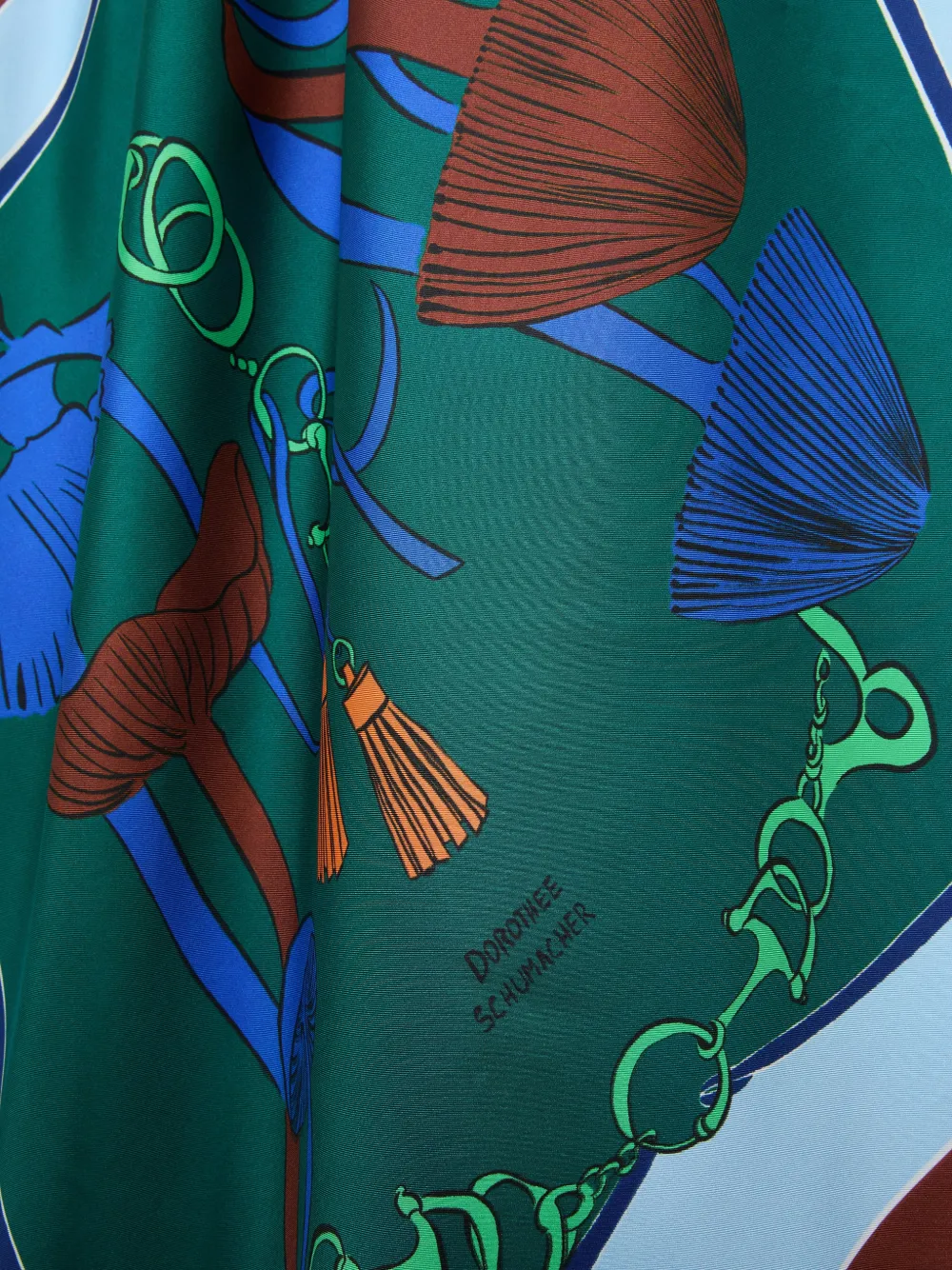Dorothee Schumacher Cosmic Funghi sjaal Groen