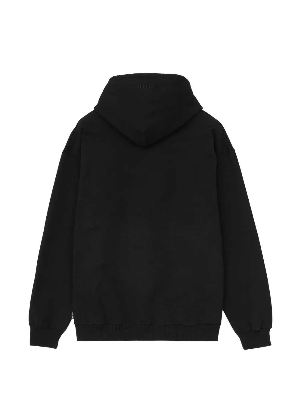 IUTER Hoodie met logopatch Zwart