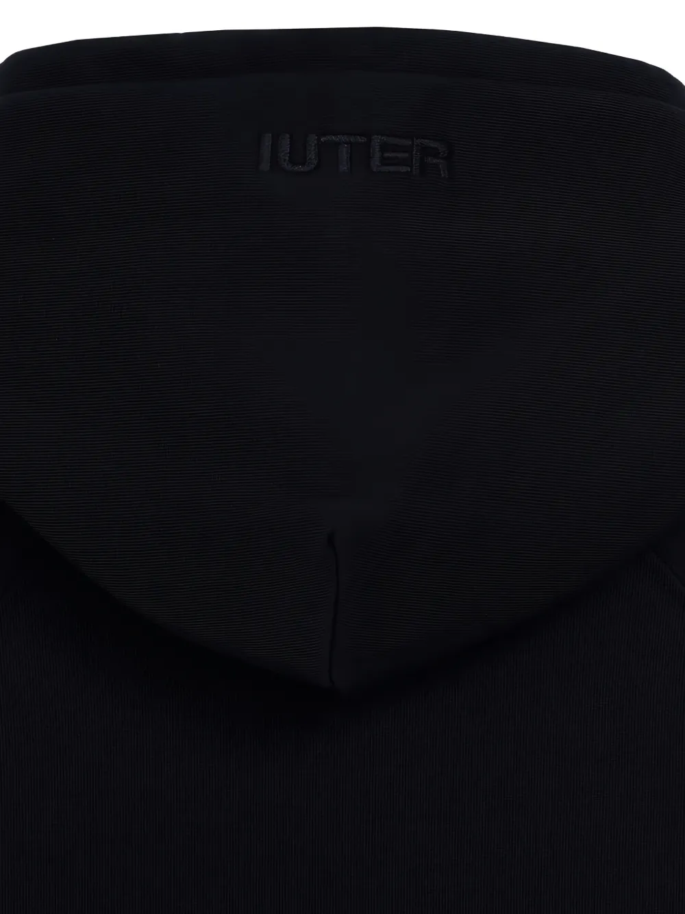 IUTER Hoodie met logopatch Zwart