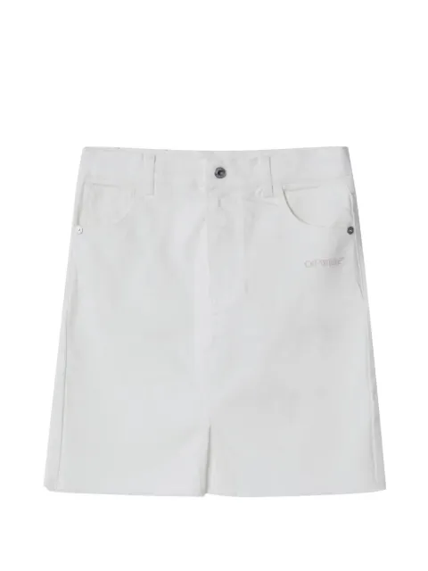 Off-White Kids falda de mezclilla con estampado Arrows