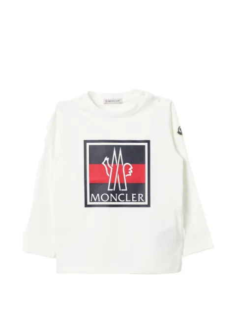 Moncler Enfant logo-print long-sleeve T-shirt