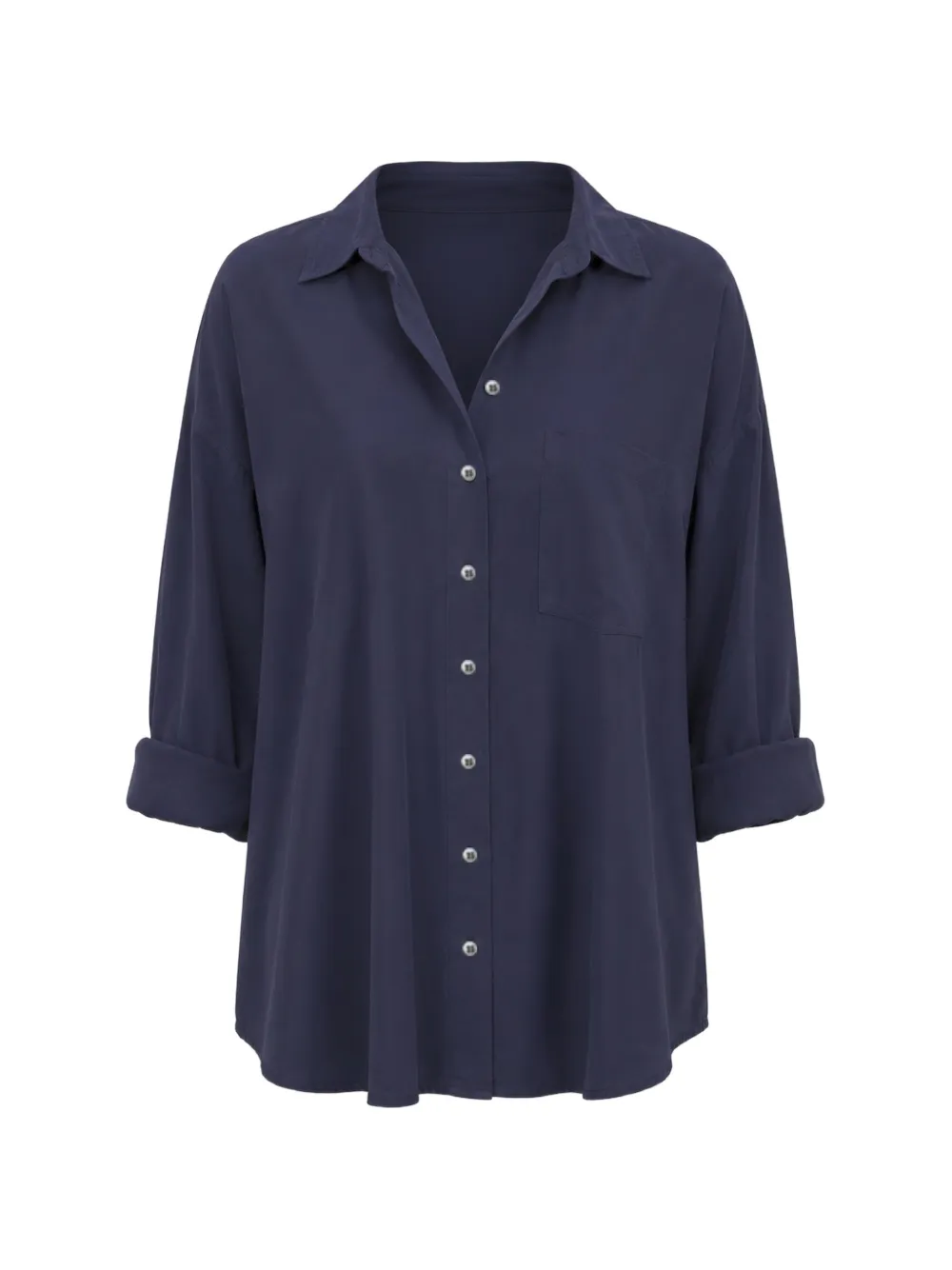 Xirena Sydney Chest-pocket Button-up Shirt In 블루