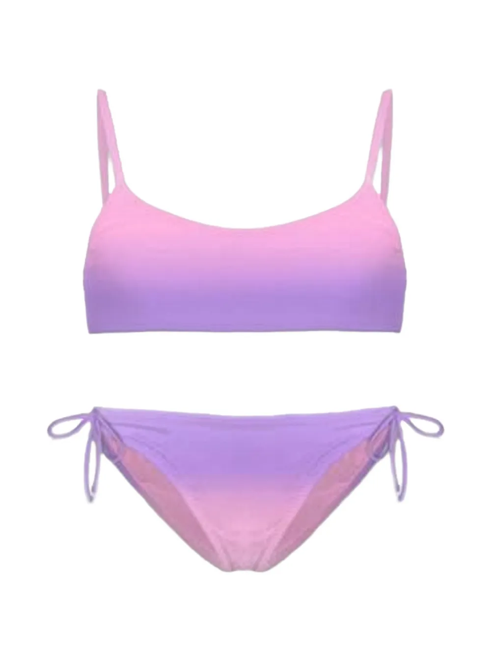 MC2 Saint Barth Kids Jaiden bikini met ombré-effect Paars