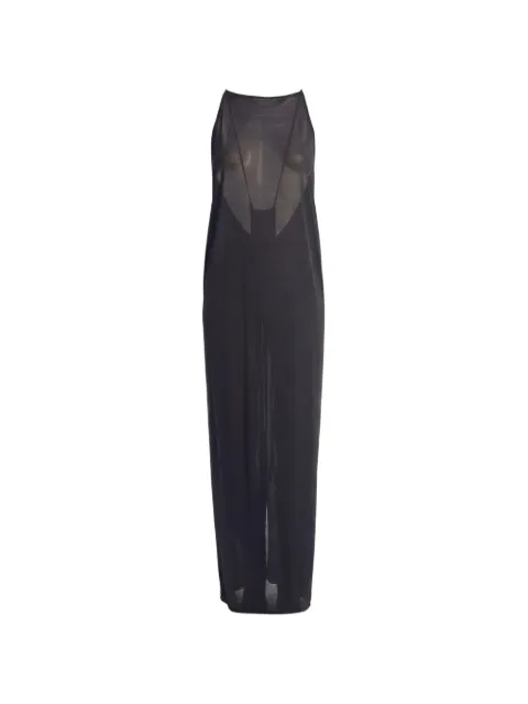 Irina Schrotter Sara crystal-embellished backless maxi dress